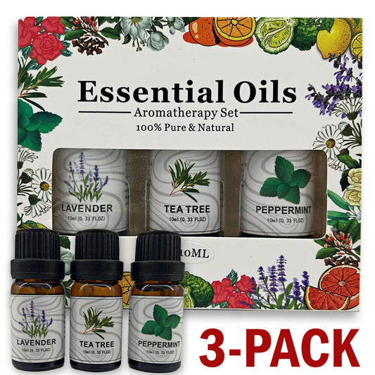 3 Pack - Aromatherapy Essential Oils