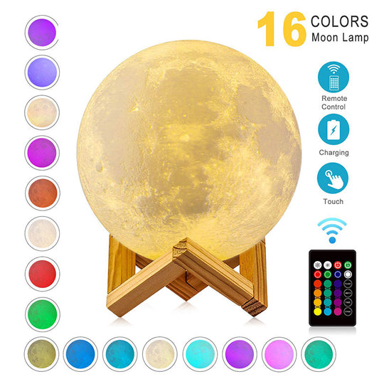 3D LED Night Lights Moon Lamp