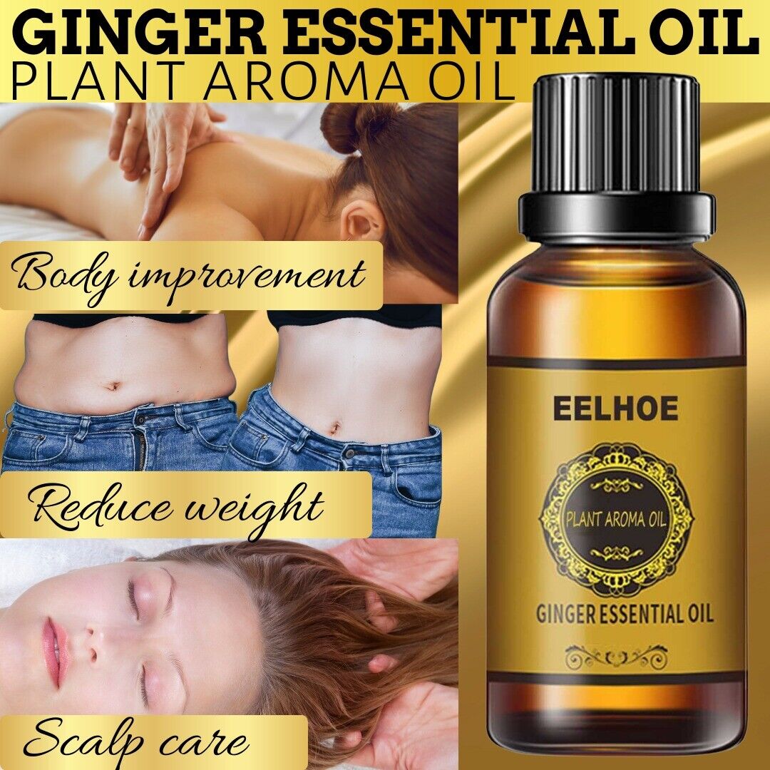 Belly Drainage Ginger Oil Natural Therapy Essential Oils