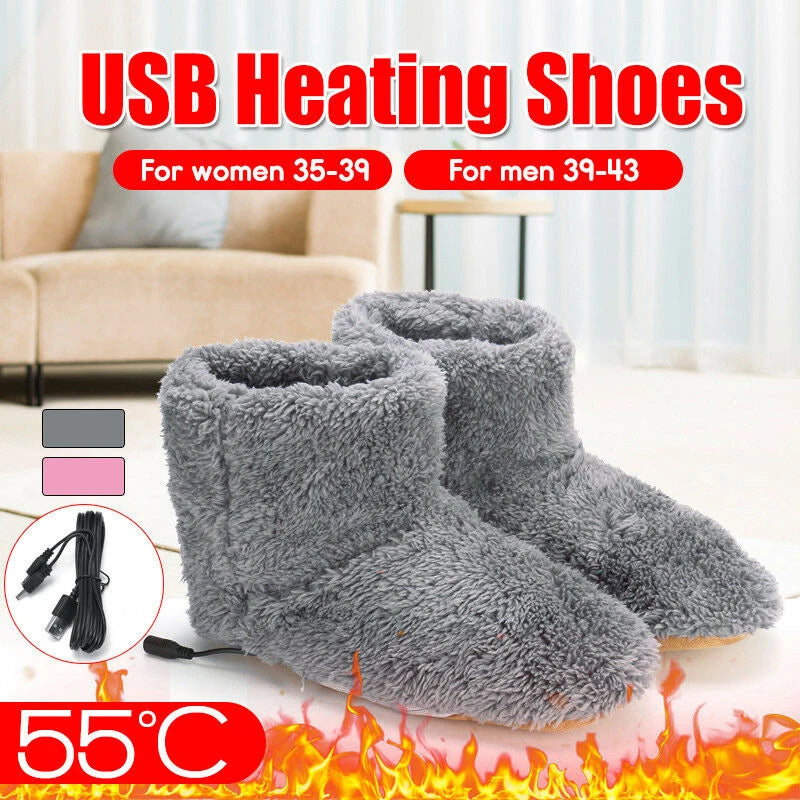 USB Warmer Foot Shoes