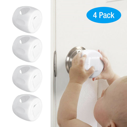 4-Pack Door Knob Safety Covers